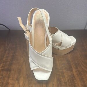White Vince Camuto Women's Platform Sandals